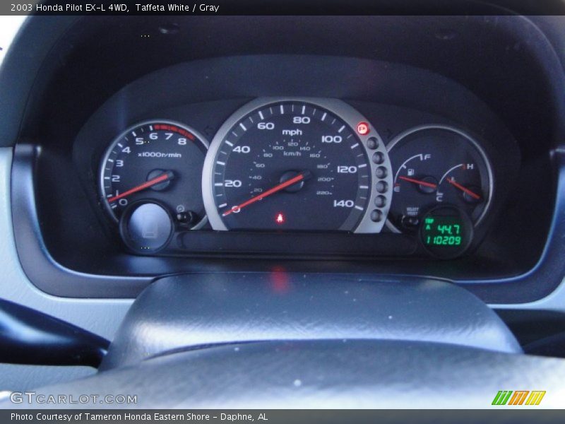 Taffeta White / Gray 2003 Honda Pilot EX-L 4WD