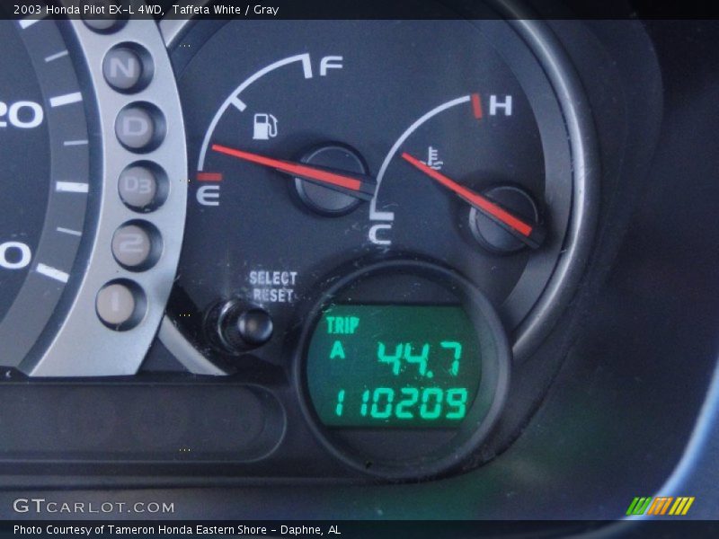 Taffeta White / Gray 2003 Honda Pilot EX-L 4WD