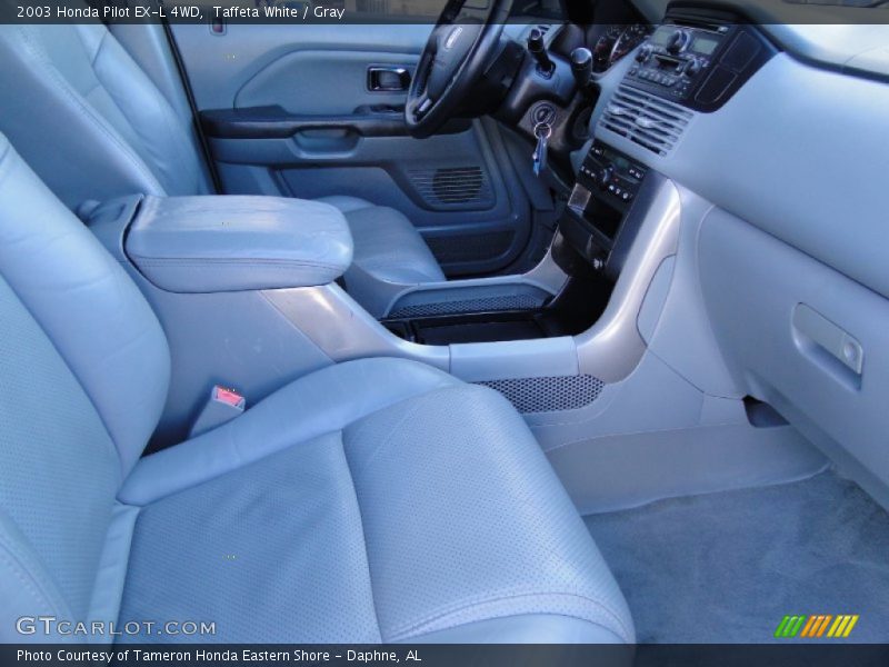 Taffeta White / Gray 2003 Honda Pilot EX-L 4WD