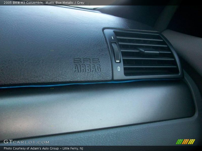 Mystic Blue Metallic / Grey 2005 BMW M3 Convertible