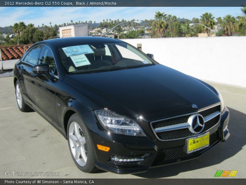 Black / Almond/Mocha 2012 Mercedes-Benz CLS 550 Coupe