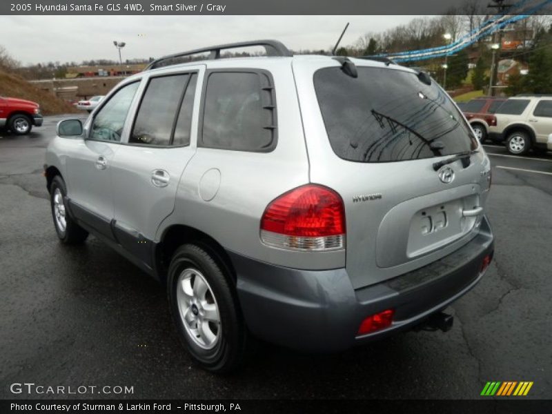 Smart Silver / Gray 2005 Hyundai Santa Fe GLS 4WD