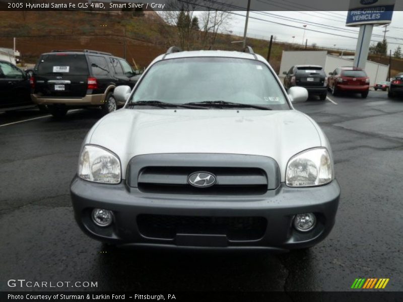 Smart Silver / Gray 2005 Hyundai Santa Fe GLS 4WD