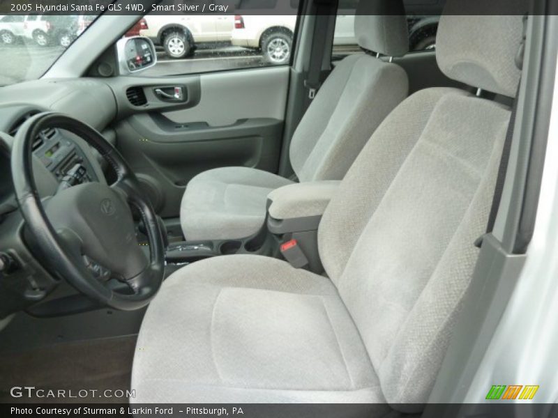 Smart Silver / Gray 2005 Hyundai Santa Fe GLS 4WD