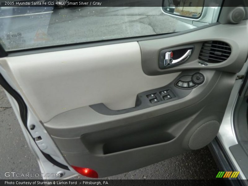 Smart Silver / Gray 2005 Hyundai Santa Fe GLS 4WD