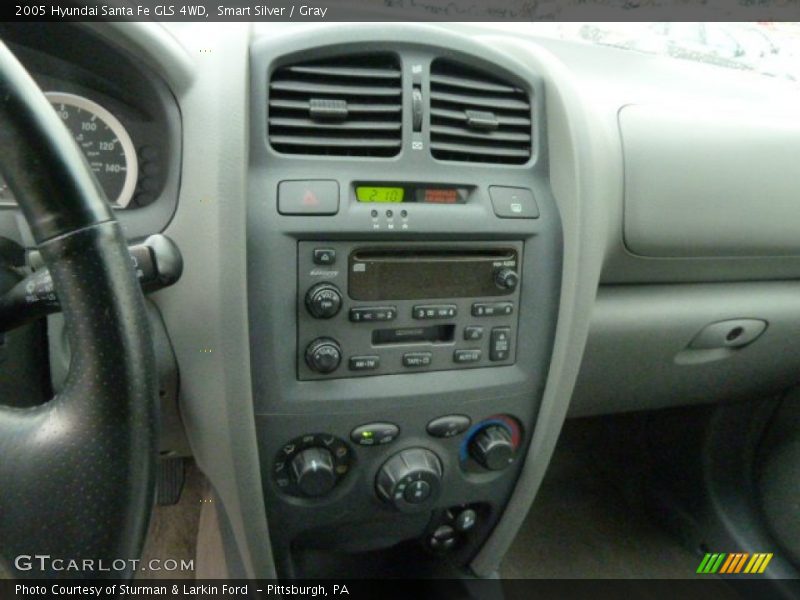 Smart Silver / Gray 2005 Hyundai Santa Fe GLS 4WD