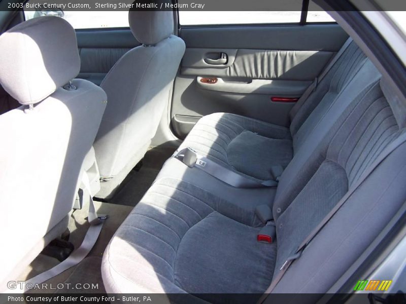 Sterling Silver Metallic / Medium Gray 2003 Buick Century Custom