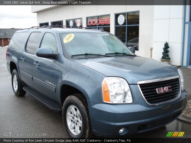 Deep Blue Metallic / Light Titanium 2009 GMC Yukon SLE 4x4