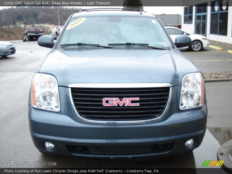 Deep Blue Metallic / Light Titanium 2009 GMC Yukon SLE 4x4