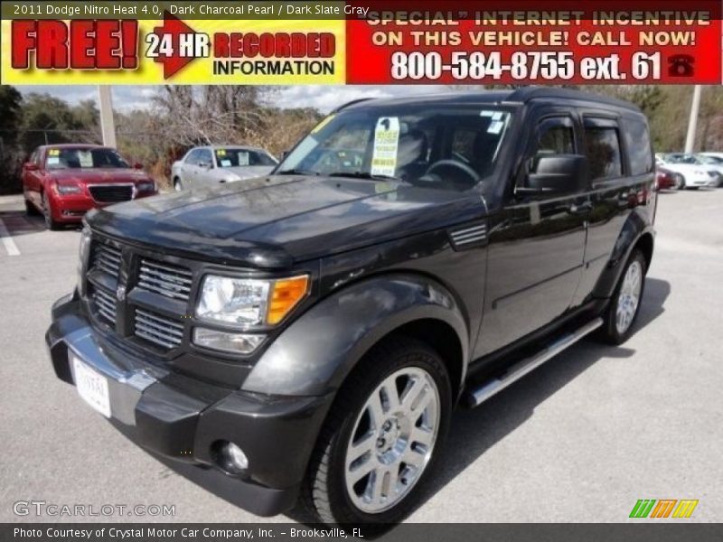 Dark Charcoal Pearl / Dark Slate Gray 2011 Dodge Nitro Heat 4.0