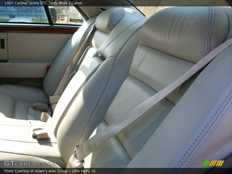 Ivory White / Camel 1997 Cadillac Seville STS