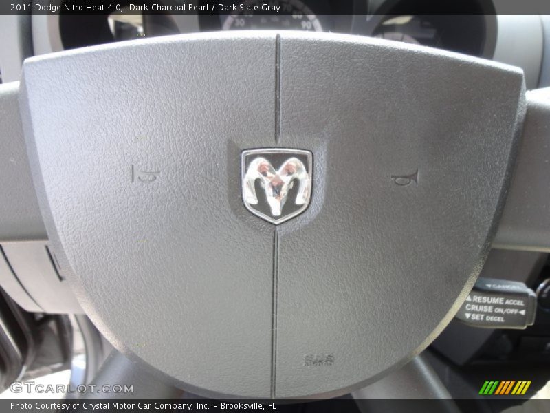 Dark Charcoal Pearl / Dark Slate Gray 2011 Dodge Nitro Heat 4.0