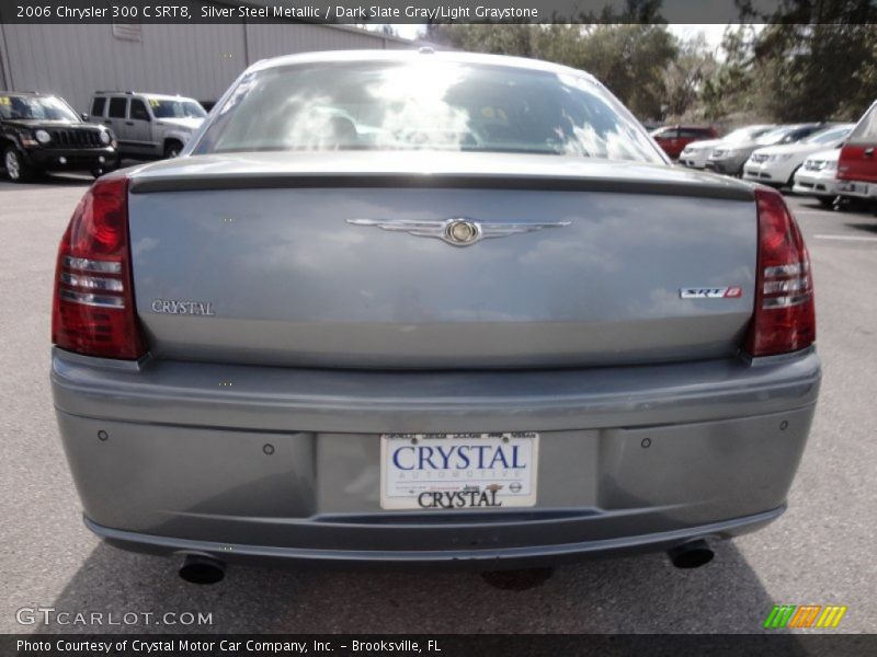 Silver Steel Metallic / Dark Slate Gray/Light Graystone 2006 Chrysler 300 C SRT8