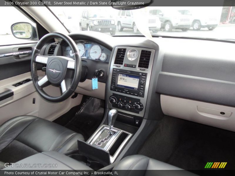 Silver Steel Metallic / Dark Slate Gray/Light Graystone 2006 Chrysler 300 C SRT8