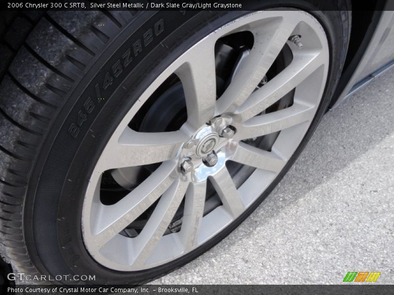 Silver Steel Metallic / Dark Slate Gray/Light Graystone 2006 Chrysler 300 C SRT8