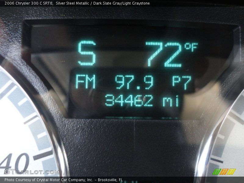 Silver Steel Metallic / Dark Slate Gray/Light Graystone 2006 Chrysler 300 C SRT8