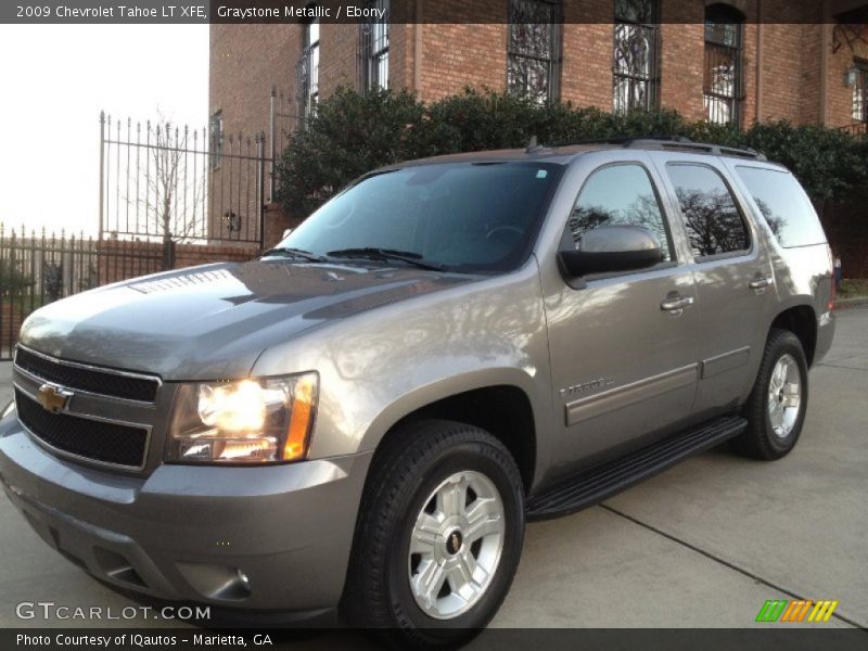 Graystone Metallic / Ebony 2009 Chevrolet Tahoe LT XFE