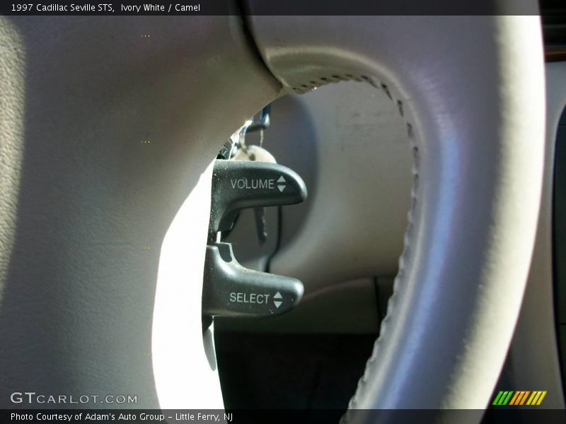 Ivory White / Camel 1997 Cadillac Seville STS