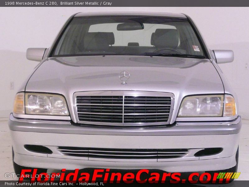 Brilliant Silver Metallic / Gray 1998 Mercedes-Benz C 280