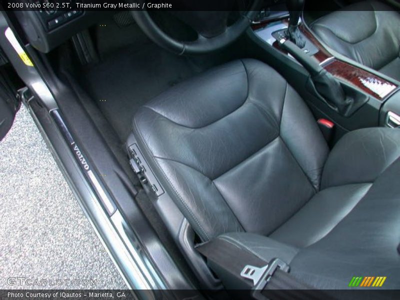 Titanium Gray Metallic / Graphite 2008 Volvo S60 2.5T
