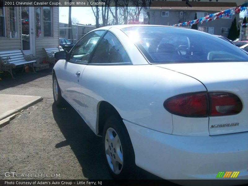 Bright White / Graphite 2001 Chevrolet Cavalier Coupe