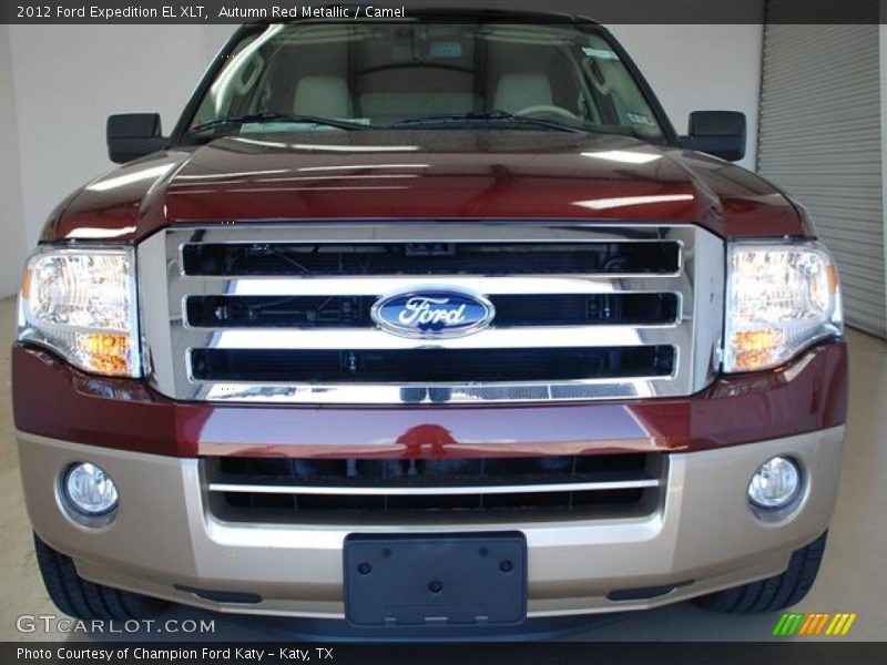 Autumn Red Metallic / Camel 2012 Ford Expedition EL XLT