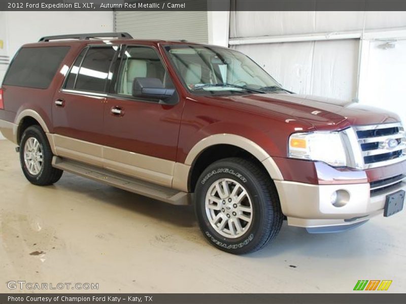 Autumn Red Metallic / Camel 2012 Ford Expedition EL XLT