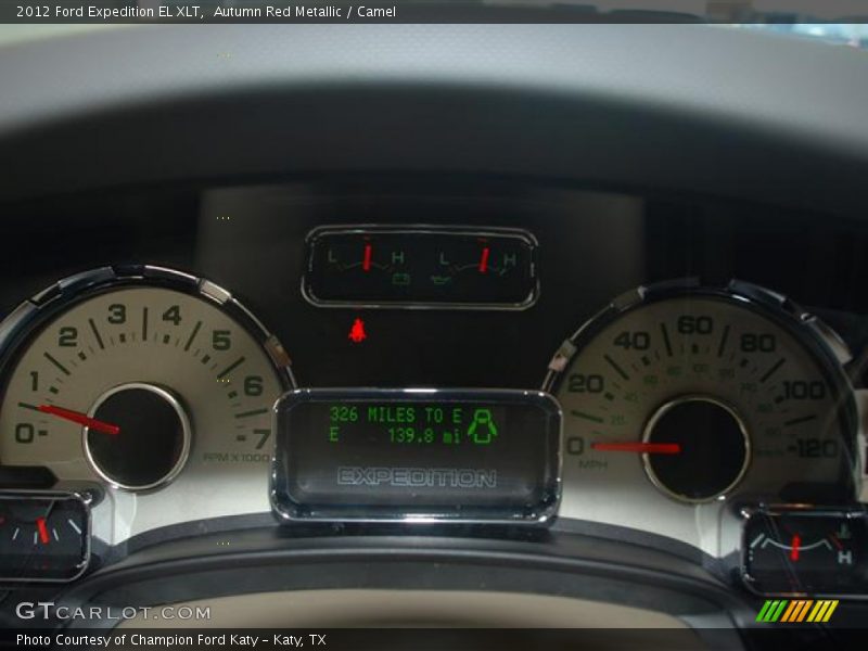 Autumn Red Metallic / Camel 2012 Ford Expedition EL XLT