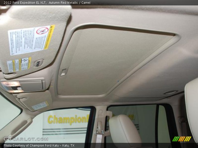 Autumn Red Metallic / Camel 2012 Ford Expedition EL XLT