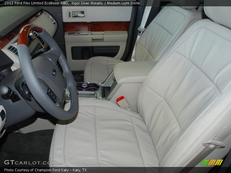 Ingot Silver Metallic / Medium Light Stone 2012 Ford Flex Limited EcoBoost AWD