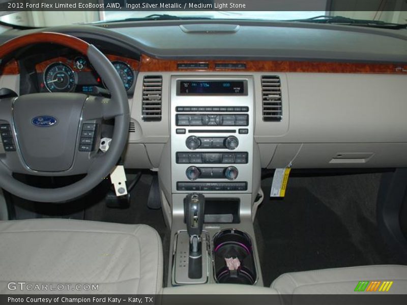 Ingot Silver Metallic / Medium Light Stone 2012 Ford Flex Limited EcoBoost AWD