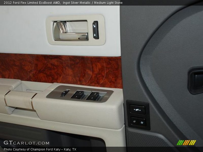 Ingot Silver Metallic / Medium Light Stone 2012 Ford Flex Limited EcoBoost AWD
