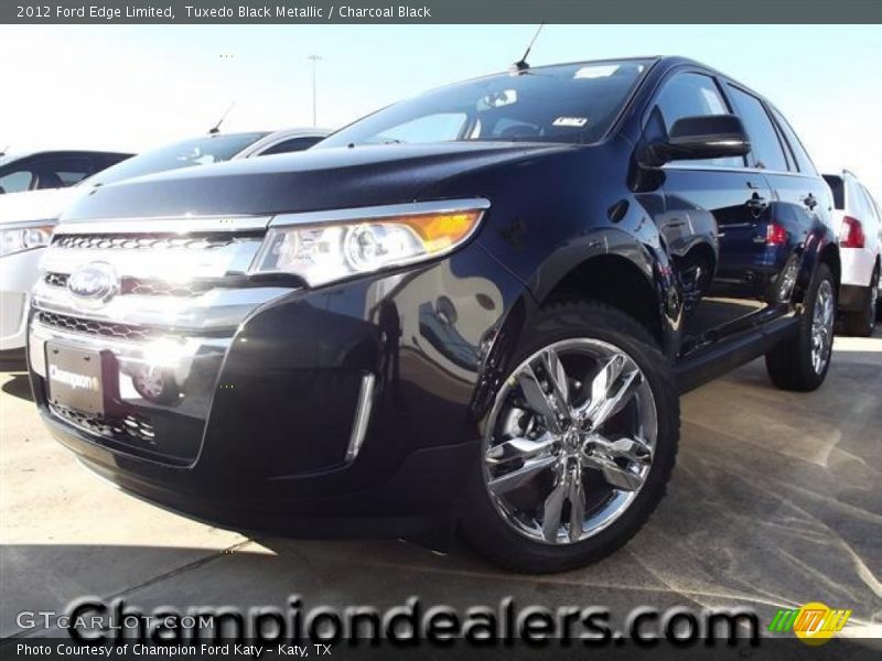 Tuxedo Black Metallic / Charcoal Black 2012 Ford Edge Limited