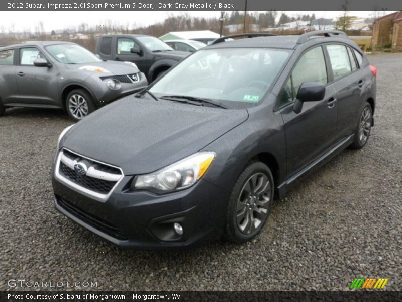 Dark Gray Metallic / Black 2012 Subaru Impreza 2.0i Sport Premium 5 Door