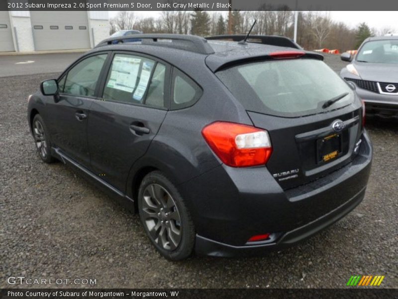 Dark Gray Metallic / Black 2012 Subaru Impreza 2.0i Sport Premium 5 Door