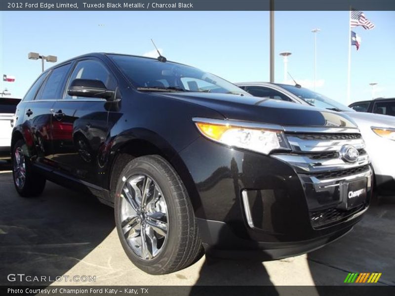 Tuxedo Black Metallic / Charcoal Black 2012 Ford Edge Limited