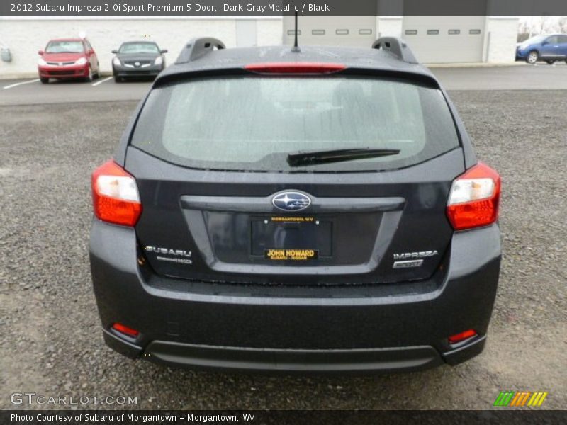 Dark Gray Metallic / Black 2012 Subaru Impreza 2.0i Sport Premium 5 Door