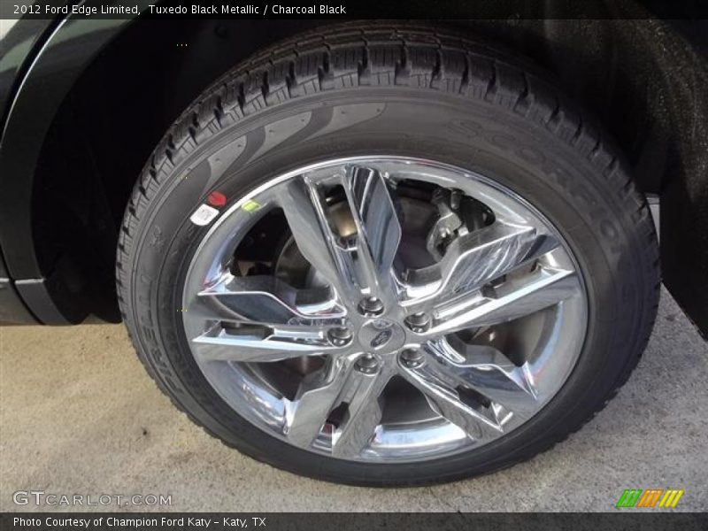 Tuxedo Black Metallic / Charcoal Black 2012 Ford Edge Limited
