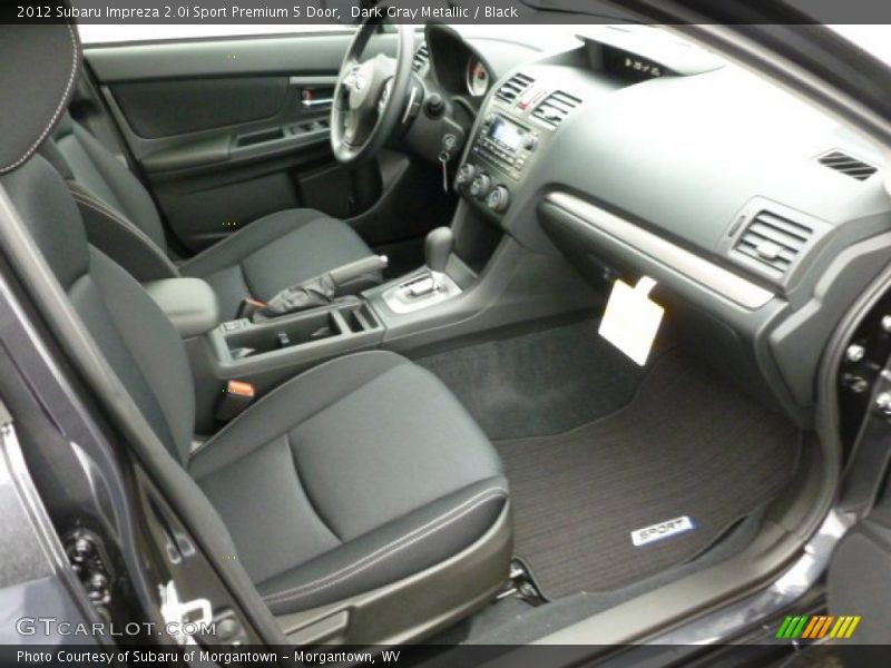  2012 Impreza 2.0i Sport Premium 5 Door Black Interior