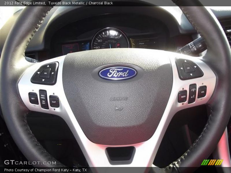 Tuxedo Black Metallic / Charcoal Black 2012 Ford Edge Limited