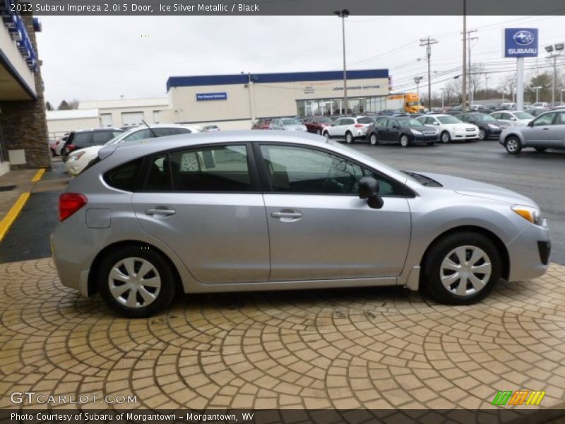 Ice Silver Metallic / Black 2012 Subaru Impreza 2.0i 5 Door