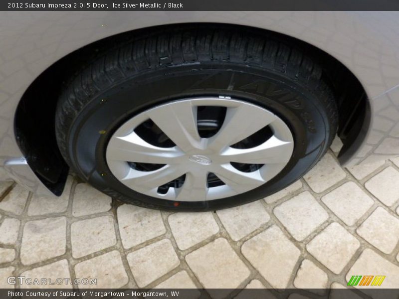 Ice Silver Metallic / Black 2012 Subaru Impreza 2.0i 5 Door