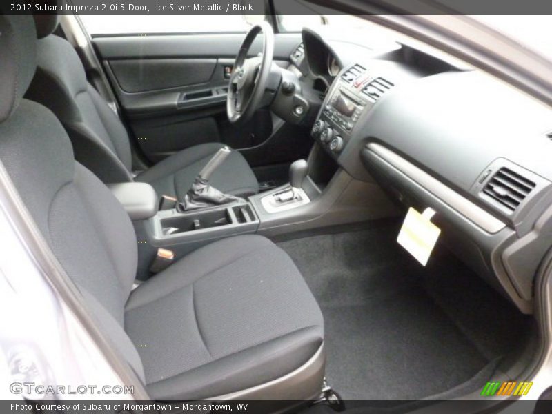  2012 Impreza 2.0i 5 Door Black Interior