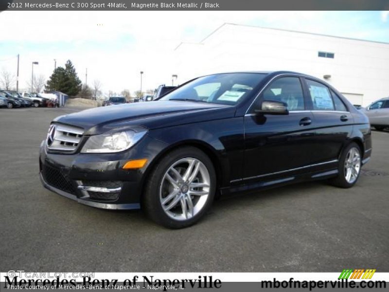 Magnetite Black Metallic / Black 2012 Mercedes-Benz C 300 Sport 4Matic