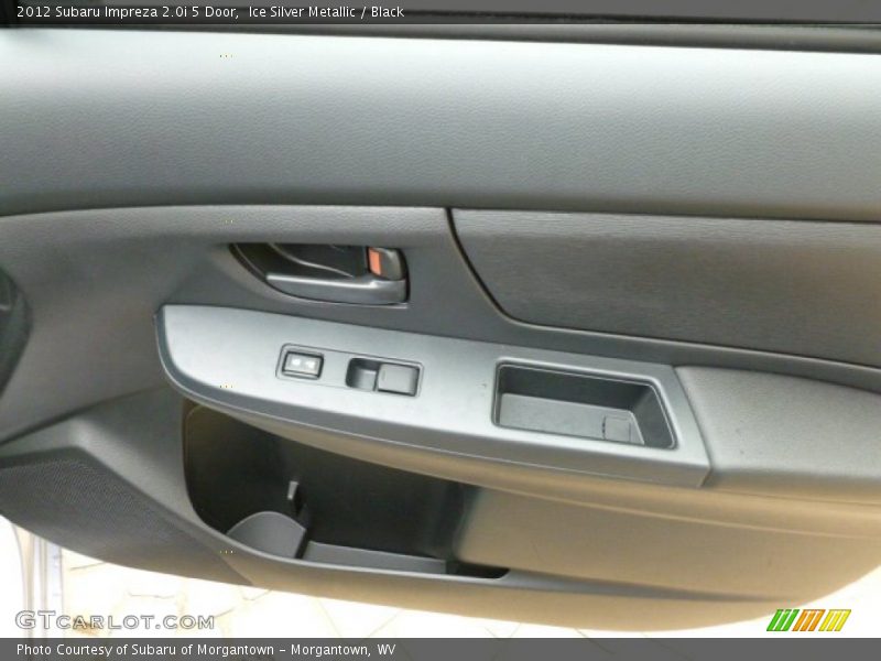 Ice Silver Metallic / Black 2012 Subaru Impreza 2.0i 5 Door