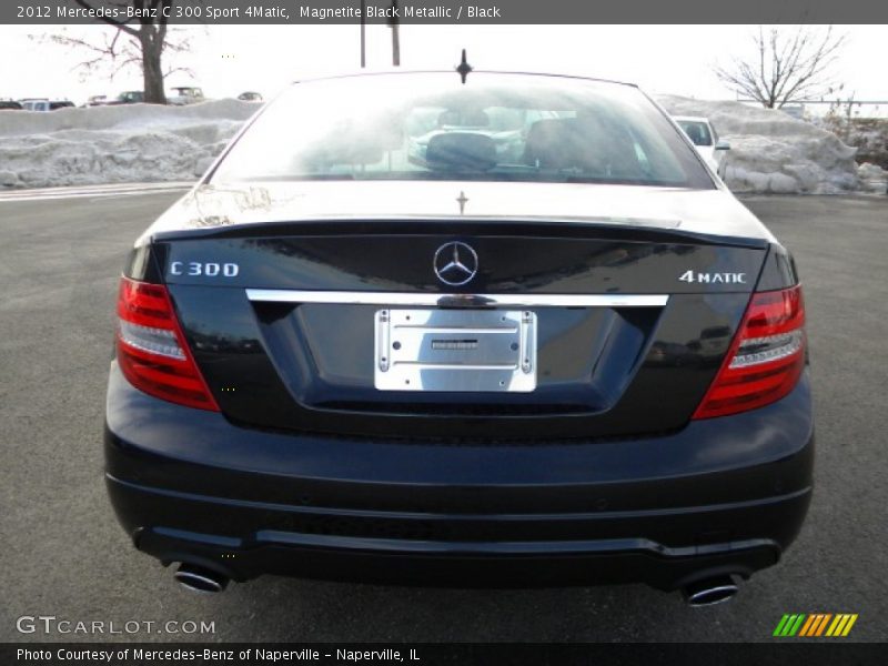 Magnetite Black Metallic / Black 2012 Mercedes-Benz C 300 Sport 4Matic