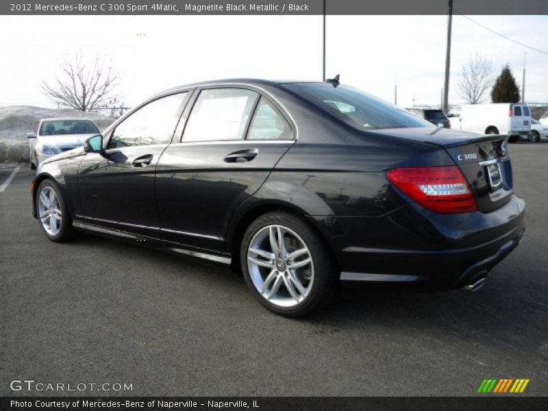 Magnetite Black Metallic / Black 2012 Mercedes-Benz C 300 Sport 4Matic