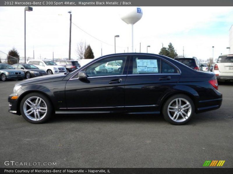 Magnetite Black Metallic / Black 2012 Mercedes-Benz C 300 Sport 4Matic