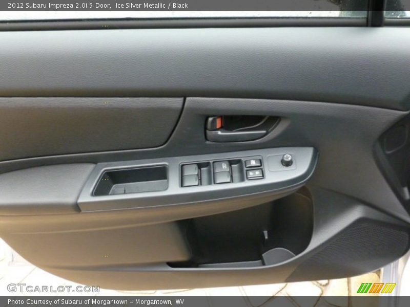 Ice Silver Metallic / Black 2012 Subaru Impreza 2.0i 5 Door