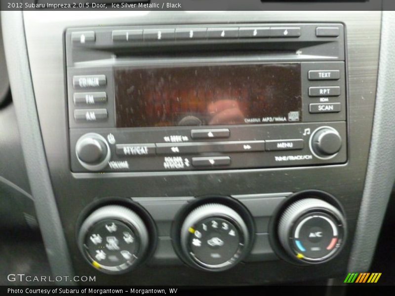 Ice Silver Metallic / Black 2012 Subaru Impreza 2.0i 5 Door